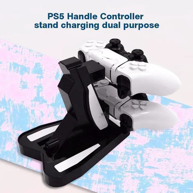 Alt view image 5 of 6 - Applicable to Ps5 gamepad base charger, P5 gamepad charger, ps5 gamepad stand charger, Ps5 gamepad accessories