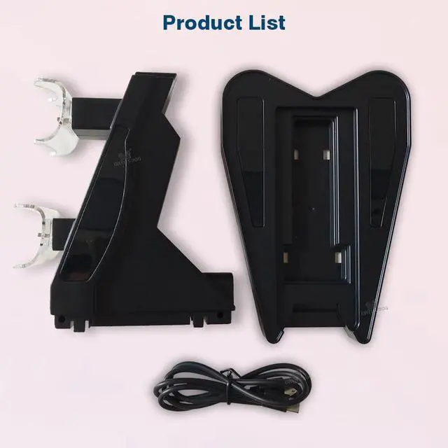 Alt view image 6 of 6 - Applicable to Ps5 gamepad base charger, P5 gamepad charger, ps5 gamepad stand charger, Ps5 gamepad accessories