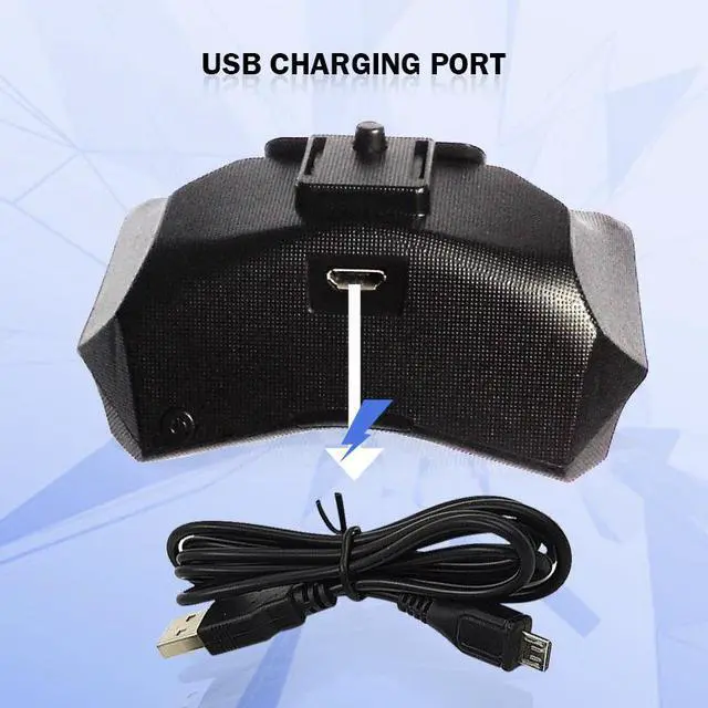 Alt view image 2 of 6 - Applicable to ps4 controller batteries, Ps4 slim controller charging battery pack, Ps4 pro controller back clip battery