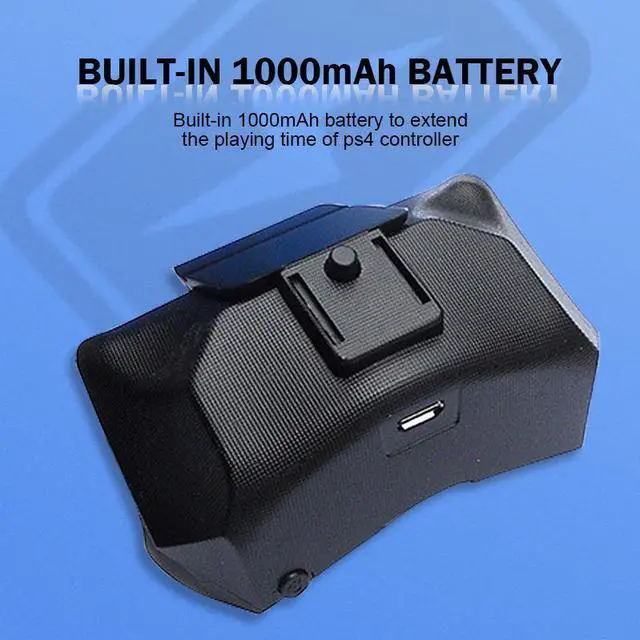 Alt view image 4 of 6 - Applicable to ps4 controller batteries, Ps4 slim controller charging battery pack, Ps4 pro controller back clip battery