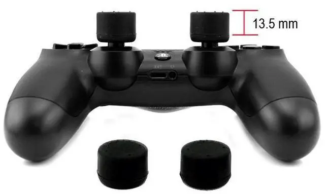Alt view image 3 of 5 - Applicable to ps5 joystick with high cap button cap,ps4 controler with heightened mushroom head, pss joystick protection cap (8 pieces in a pack