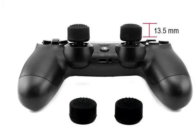 Alt view image 5 of 5 - Applicable to ps5 joystick with high cap button cap,ps4 controler with heightened mushroom head, pss joystick protection cap (8 pieces in a pack