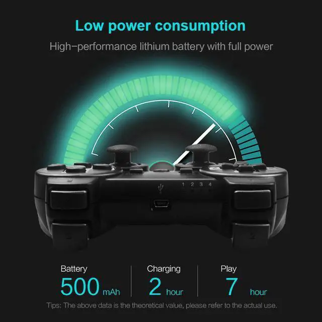 Alt view image 3 of 7 - Android game controller, ps3 game controller, 2.4G wireless controler for ps3, ps3 wireless controller, mobile game controller