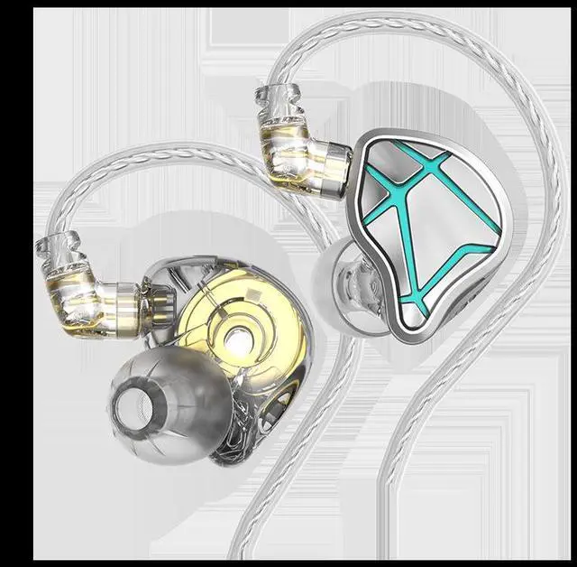 Alt view image 2 of 7 - KZ-ESX In-ear 12MM maving-coil headphonend audio earphones foraudiophiles