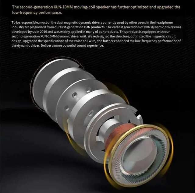 Alt view image 4 of 4 - KZ-Krila Adjustable Voice Coil Steel ln-Ear Headphones for Hi-Fi Music, live Broadcasting, Stage Monitoring, Wired Earplugs