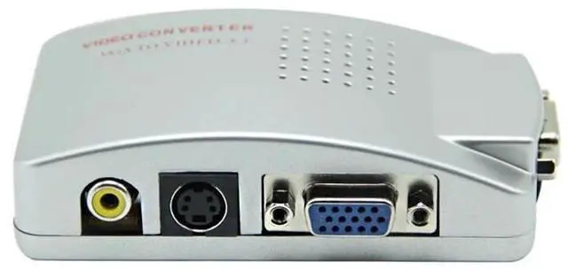 Alt view image 3 of 6 - VGA to AV 1080P PC to TV Converter - Computer VGA to Old TV AVInterface High-Definition Adapter