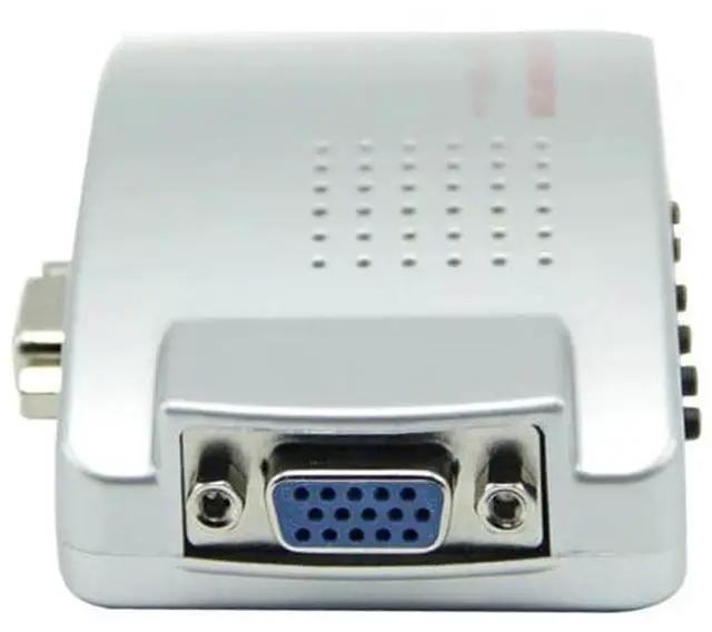 Alt view image 4 of 6 - VGA to AV 1080P PC to TV Converter - Computer VGA to Old TV AVInterface High-Definition Adapter