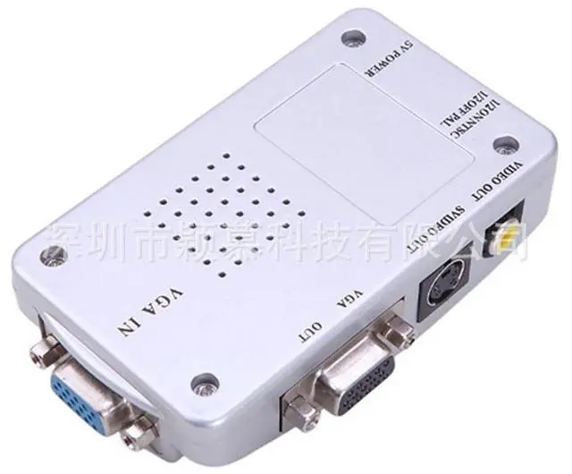 Alt view image 5 of 6 - VGA to AV 1080P PC to TV Converter - Computer VGA to Old TV AVInterface High-Definition Adapter