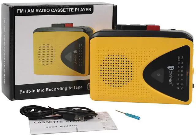 Main image of TON009B Magnetic Tape Recorder Cassette Player FM/AM Radio with Speaker UsB Cassette Player