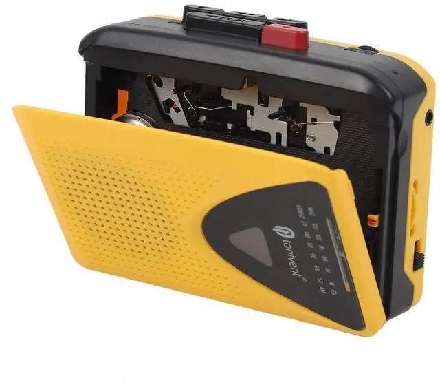 Alt view image 6 of 6 - TON009B Magnetic Tape Recorder Cassette Player FM/AM Radio with Speaker UsB Cassette Player