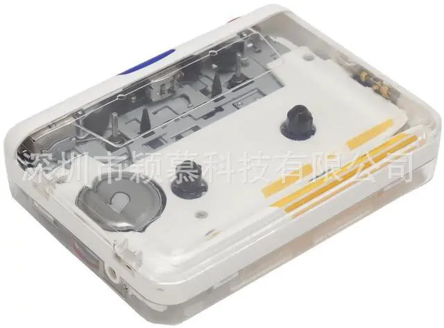 Alt view image 3 of 5 - TON010S Cassette Recorderwith USB interface, transparent casing, colorbuttons,Type-C powersupply