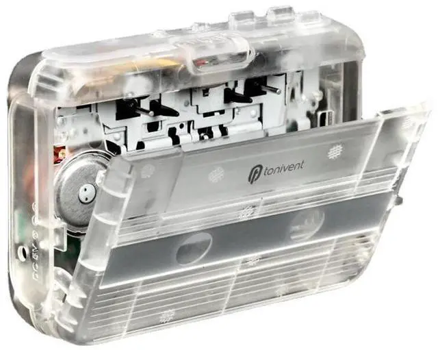 Alt view image 4 of 5 - Bluetooth cassette player, tape player, FM radio, portable music player, USB cassette player