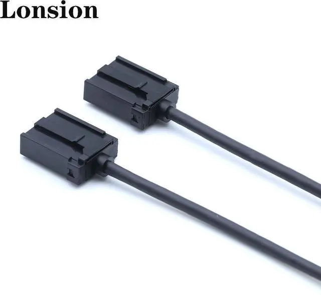 Alt view image 4 of 6 - HDMl EM standard type cable 19P, 1.4v,4K, blackABS housing, vehicle-mounted high-definition connection line 3m