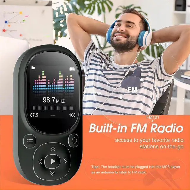 Alt view image 3 of 5 - A small portable device for  reading of novels and listening to music, which can be connected to Bluetooth and is anon-lossy music player for MP3. 64G