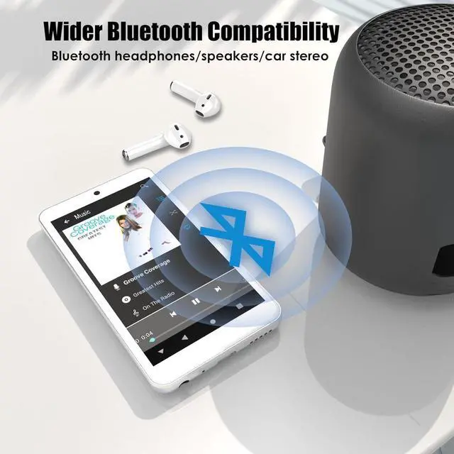 Alt view image 2 of 4 - 4.3-inch MP3 lossless music player, Android MP4 for reading novels, touch screen, Bluetooth, portable mini speaker