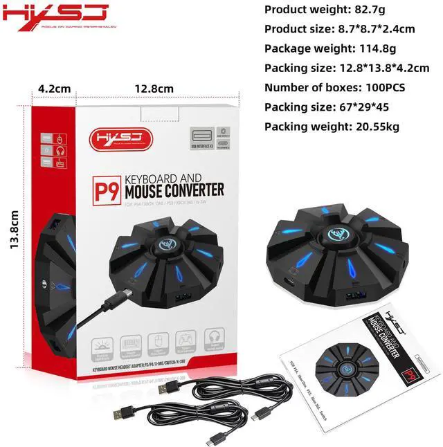 Alt view image 2 of 6 - The new pg keyboard and mouse adapter kit supports a wide range of game controler for various game consoles and is avalable in stock frommultiple game controler manufacturers.