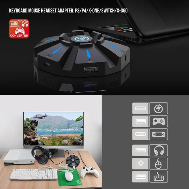 Alt view image 5 of 6 - The new pg keyboard and mouse adapter kit supports a wide range of game controler for various game consoles and is avalable in stock frommultiple game controler manufacturers.