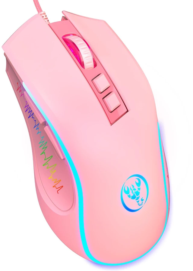 New X100 Wired Gaming Mouse- Colorful LED GamingOffice Mouse-Adjustable ...
