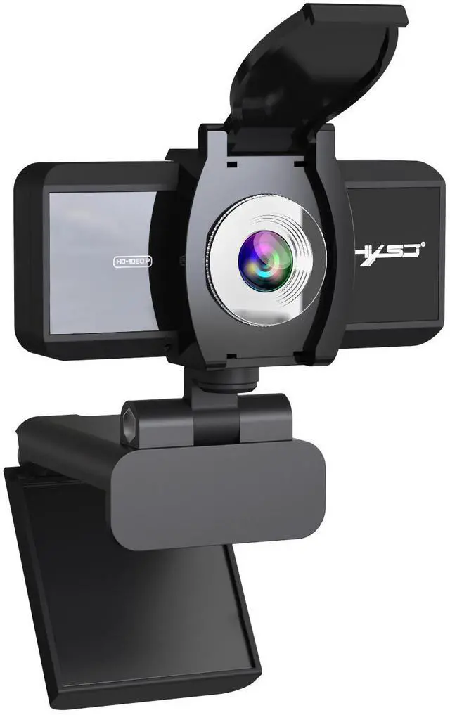 Main image of 1080P manual focus computer camera with 360-degree rotatable head forvideo conference and online class streaming