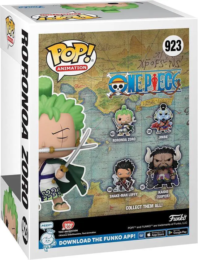 Alt view image 3 of 3 - Funko POP! Animation: One Piece - Roronoa Zoro - Collectable Vinyl Figure - Gift Idea - Official Merchandise - for Kids & Adults - Anime Fans - Model Figure for Collectors and Display