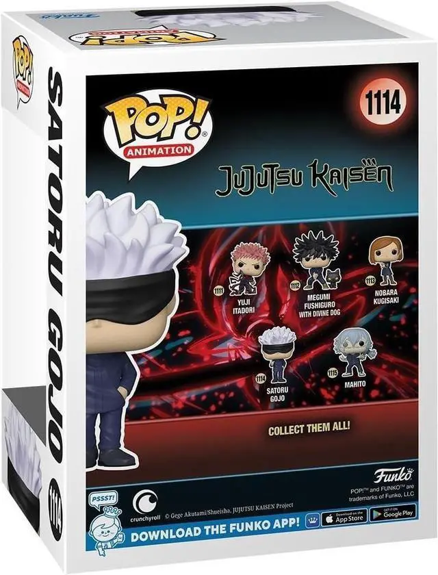 Alt view image 3 of 3 - Funko Pop Animation: Jujutsu Kaisen - Satoru Gojo - Collectable Vinyl Figure - Gift Idea - Official Merchandise - Toys for Kids & Adults - Anime Fans - Model Figure for Collectors and Display