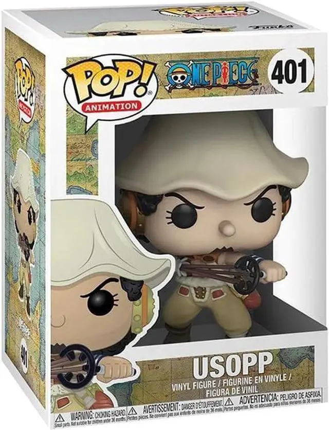 Alt view image 2 of 2 - POP One Piece - Usopp Funko Pop! Vinyl Figure (Bundled with Compatible Pop Box Protector Case) Multicolored 3.75 inches