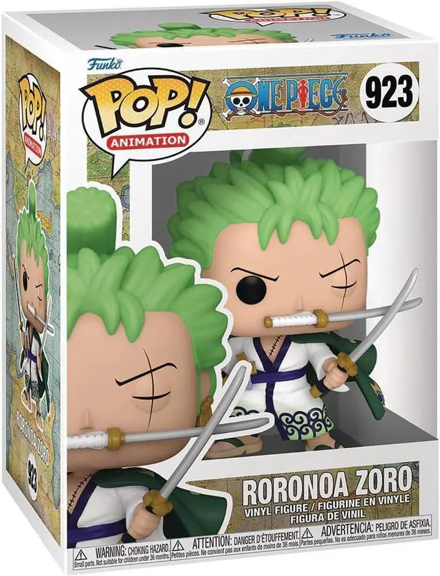 Alt view image 3 of 3 - POP One Piece - Roronoa Zoro Funko Vinyl Figure (Bundled with Compatible Box Protector Case), Multicolor, 3.75 inches
