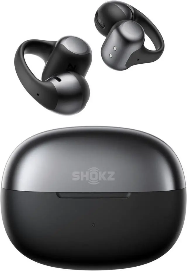 Main image of SHOKZ OpenDots ONE - Open-Ear Headphones - Wireless Bluetooth Earbuds with Microphone - Secure, Lightweight, Clip-On Fit - Premium Dolby Audio - Water Resistant - Fast Charging - Up to 40 hrs Playtime
