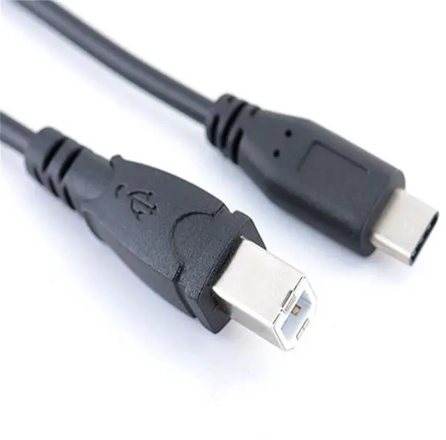 Alt view image 2 of 5 - Type-C connection cable for electronic piano for Android mobile phone OTG connection for smart piano. Type-Cto B male adapter.