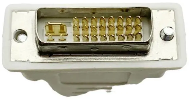 Alt view image 5 of 5 - DVl to VGA adapter video conversion connector DV! 24+5 male to VGA female video cable for connecting, graphics card to monitor