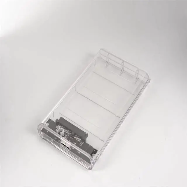 Alt view image 5 of 5 - USB 3.0 transparent portable hard drive case, 2.5-inch laptop hard drive box, SATA serial port hard drive solid-state SSD