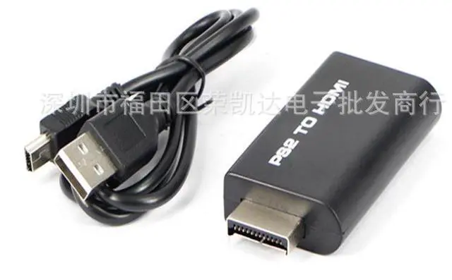 Alt view image 5 of 5 - Factory wholesale PS2 to HDMl,PS2 to HDMl converter, game to HDMl converter, with audio-video converter