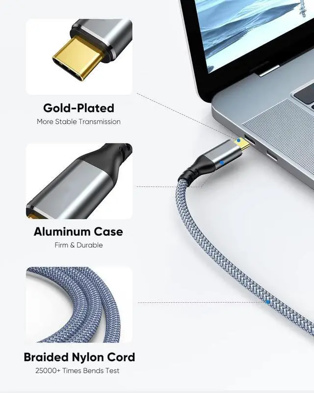 Alt view image 2 of 5 - Type-C to HDMI Cable-HDMI 2.0 Version  1M