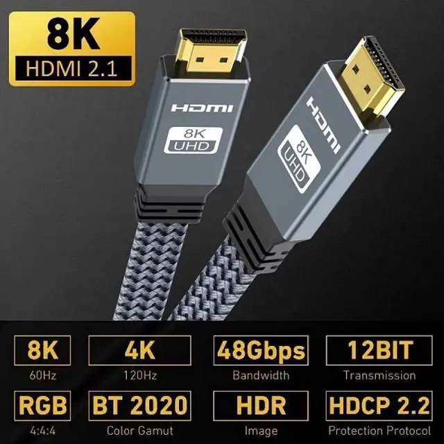 Alt view image 4 of 7 - 8K HDMI 2.1 Cable(H135G)   5M