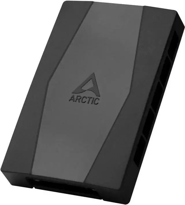 Main image of ARCTIC Case Fan Hub - 10-fold PWM Fan Distributor with SATA Power, Fan Hub - Black