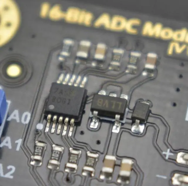 Alt view image 4 of 4 - DFRobot 12C ADS1115 16-bit Conversion Module for ADc Data Acquisition Suitable for Arduino and Raspberry Pi