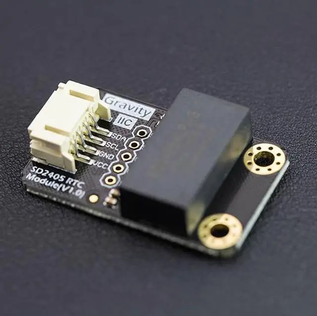 Alt view image 2 of 4 - Gravity: 12C SD2405 RTC Real-time Electronic Clock Module High Precision Compatible with Arduino