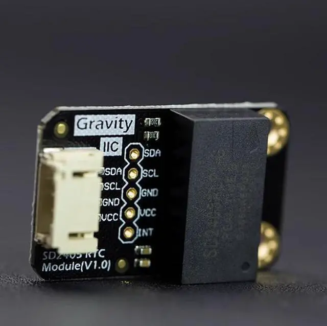Alt view image 3 of 4 - Gravity: 12C SD2405 RTC Real-time Electronic Clock Module High Precision Compatible with Arduino