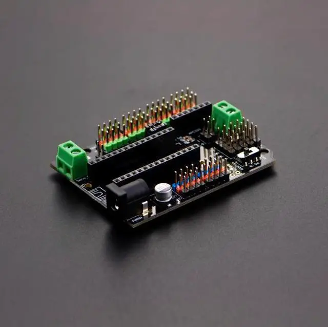 Main image of DFRobot DFRduino Nano Sensor Expansion Board - Arduino Compatible Interactive Media