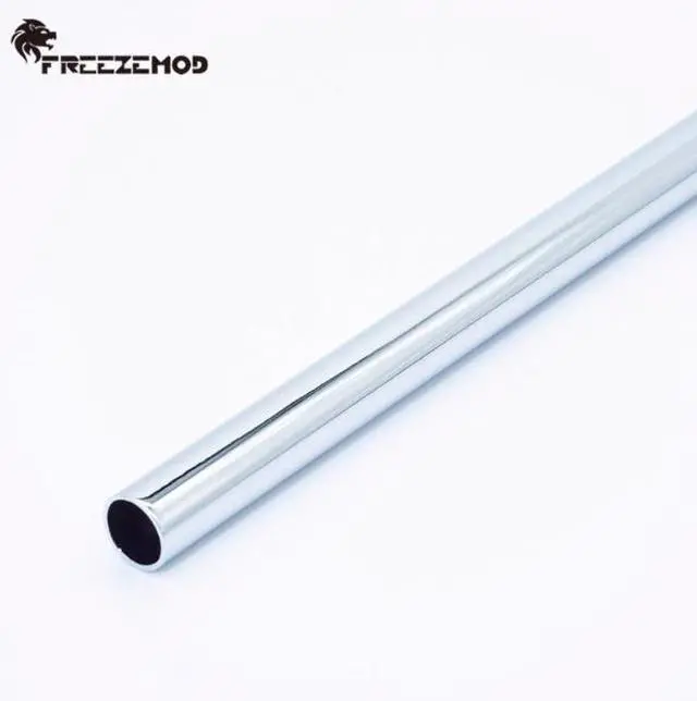 Alt view image 2 of 5 - FREEZEMOD computer water-cooling hard pipe, al-metal brass hard pipe with chrome-plated miror finish SLYG-H14