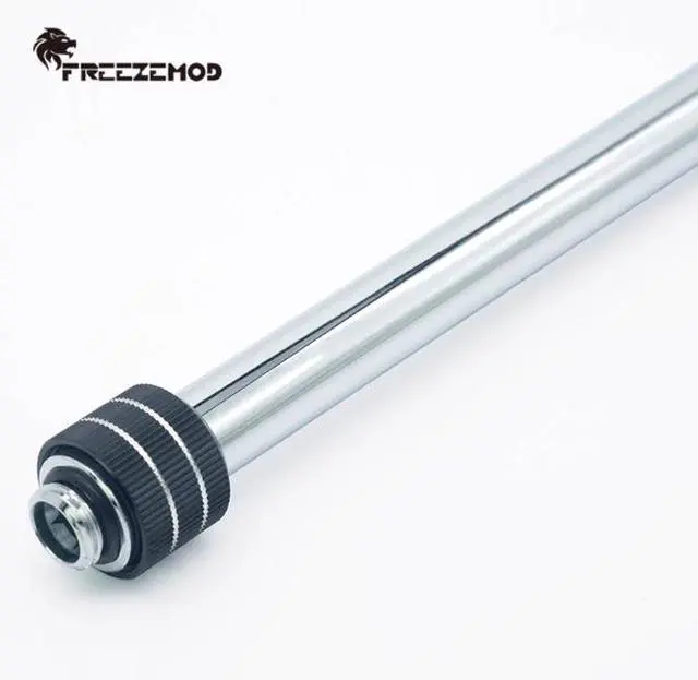 Alt view image 4 of 5 - FREEZEMOD computer water-cooling hard pipe, al-metal brass hard pipe with chrome-plated miror finish SLYG-H14