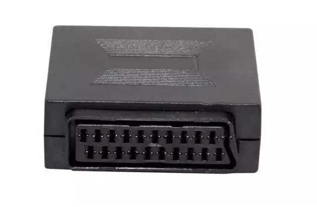 Alt view image 2 of 4 - 2lp European plug,SCART adapter for European plug socket, socket to socket extension adapter
