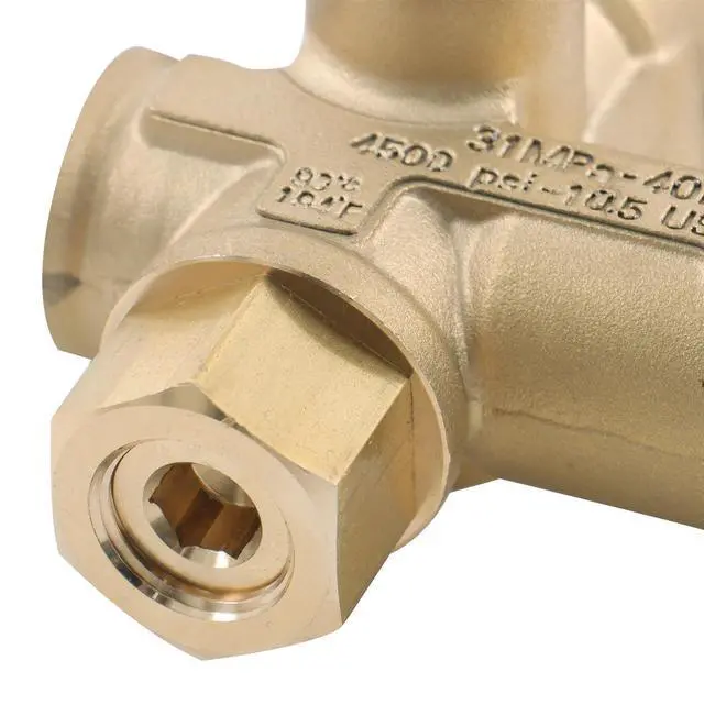 Alt view image 3 of 7 - findmall 4350 PSI Pressure Washer Regulator VRT3-310 8GPM 3/8 Inch FNPT Trapped Pressure Unloader Valve
