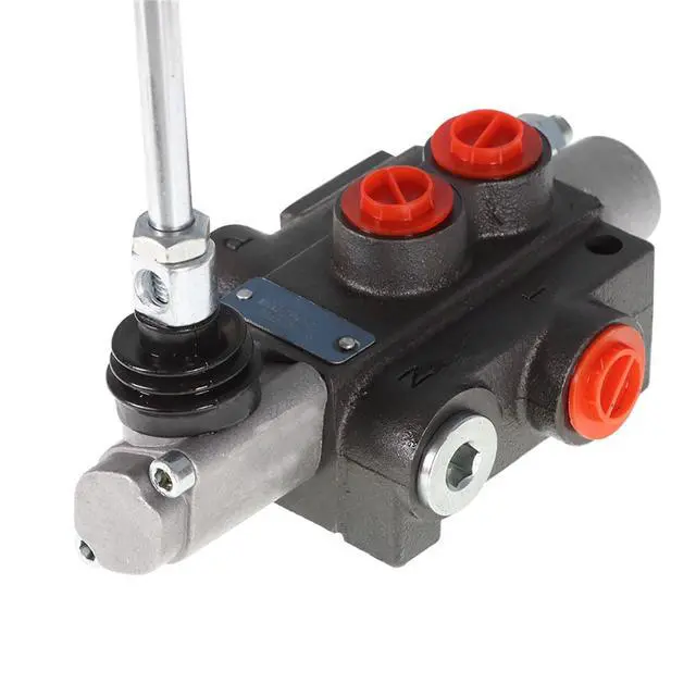 Alt view image 4 of 6 - findmall Hydraulic Control Valve 1 Spool 11GPM 3600PSI SAE Ports Hydraulic Directional Control Valve