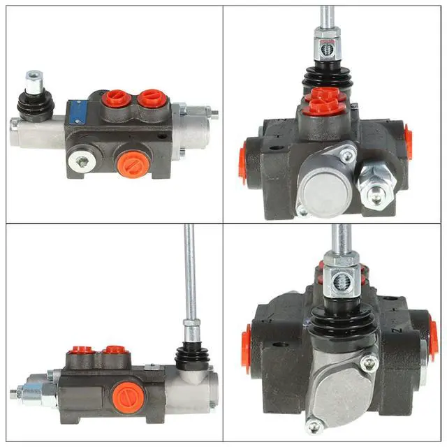 Alt view image 6 of 6 - findmall Hydraulic Control Valve 1 Spool 11GPM 3600PSI SAE Ports Hydraulic Directional Control Valve