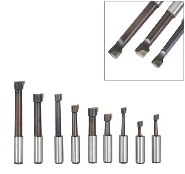 Alt view image 4 of 7 - findmall 2 Inch Boring Head MT3 Carbide Boring Bar Set Milling Set Fit for Milling, Shaping and Drilling Machines