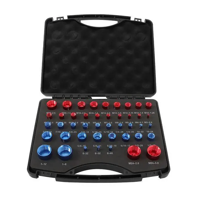 Main image of findmall 44 PCS Nut and Bolt Gauges Nut and Bolt Thread Checker Nut and Bolt Identification Tool