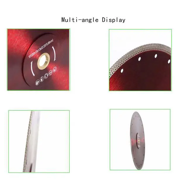 Alt view image 3 of 6 - findmall 10 Inch Super Thin Dry Wet Diamond Porcelain Saw Blades Ceramic Cutting Disc Wheels for Cutting Ceramic Tile Porcelain Granite Marbles