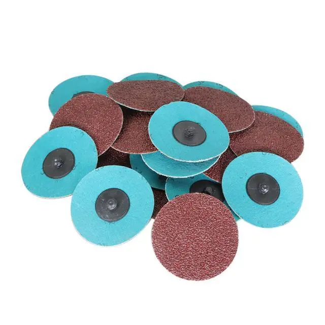 Main image of findmall 25Pcs 3 Inch 36 Grit Roll Lock Sanding Disc, Aluminum Oxide Die Grinder Quick Change Discs for Die Grinder Surface Burr Rust Paint Polish