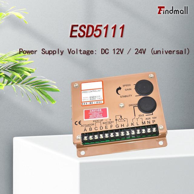 Alt view image 4 of 7 - ESD5111 Electronic Engine Speed Controller Governor Generator Genset
